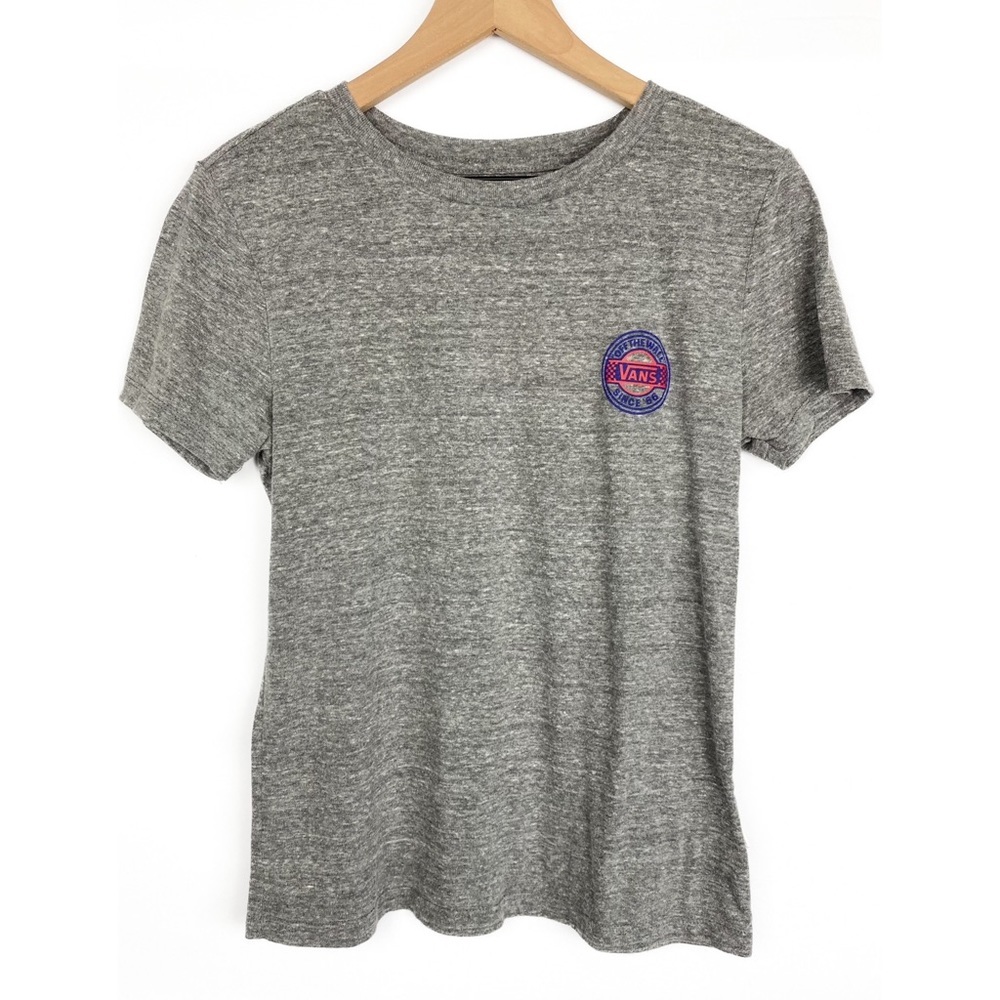 Vans Off The Wall Short Sleeve Graphic Logo Tee, Grey - Size S - Picture 2 of 7